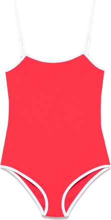 Miu Miu Costume intero bicolore - Rosso