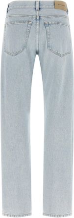 Givenchy Light-Wash Straight-Leg Jeans - Blue