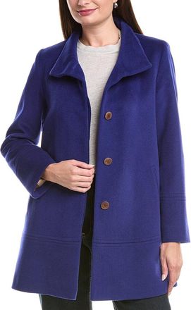 Fleurette Wool-Blend Car Coat