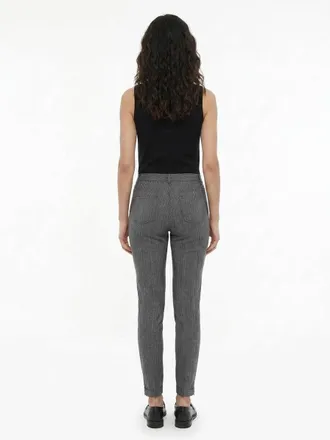Dolce & Gabbana Virgin Wool Pinstriped Trousers - Gray