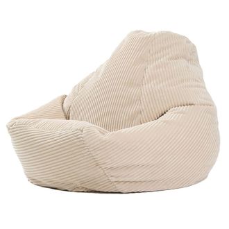 Nordlys Puff de sal&oacute;n en terciopelo beige
