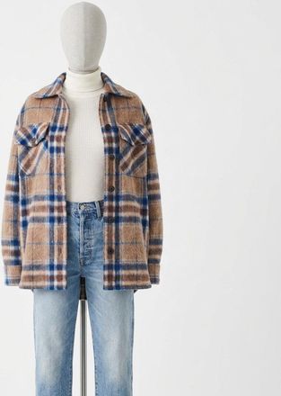 Faherty Cotswold Shirt Jacket In Rocky Mountain Plaid