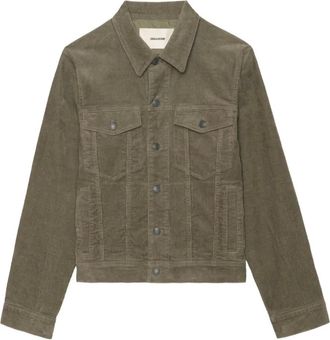 Zadig&Voltaire Giacca-camicia a coste - Verde