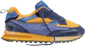Hidnander Stijlvolle Design Sneakers - Heren - Sneakers - Veelkleurig - 40 EU - Leer - Schoenen