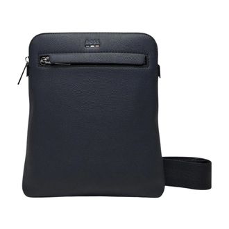 HUGO BOSS Tassen, Heren, Blauw, ONE Size, Polyester, Ray_S Zip Env