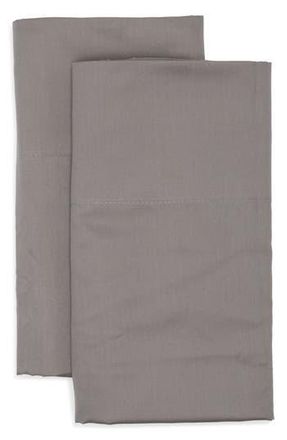 Nordstrom Rack Set of 2 460 Thread Count Cotton Sateen Pillowcases in Grey Pearl at Nordstrom Rack, Size Standard
