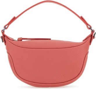 by FAR Salmon Leather Mini Ami Handbag