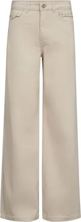 Mos Mosh MOS Mosh, Dames, Jeans, Beige, Maat: W28 L32 Katoen