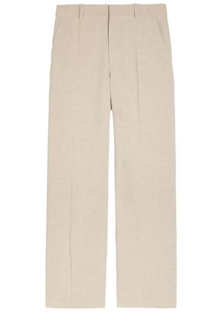 J.W.Anderson Tailored Cotton and Linen-blend Trousers - Natural - 10 (UK10 / S)