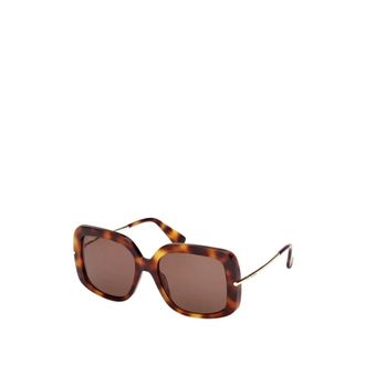 Max Mara Sunglasses, female, Brown, Size: 55 MM 52E Sunglasses
