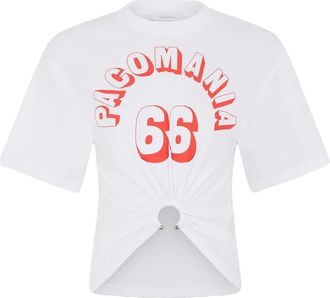 Paco Rabanne T-shirt met print - Wit