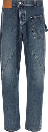 J.W.Anderson J. W. Anderson-Twisted Workwear Jeans Blu-Uomo