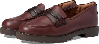 Cobb Hill Janney CI9521-600 Loafer WomensB Red Leather Slip On Shoes Hawk2879
