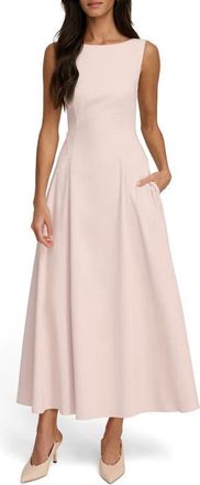 Favorite Daughter The Catherine Sleeveless Flare Maxi Dress in Pale Pink at Nordstrom, Size Xx-Small