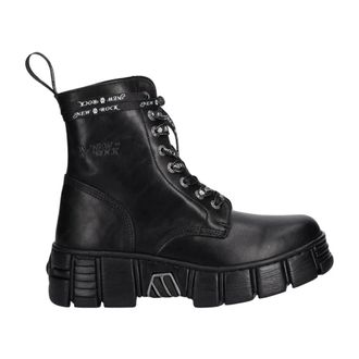 New Rock M-Wall 084Np-C8 Bot&iacute;n - Shoes - Mujer - Negro - 37 EU