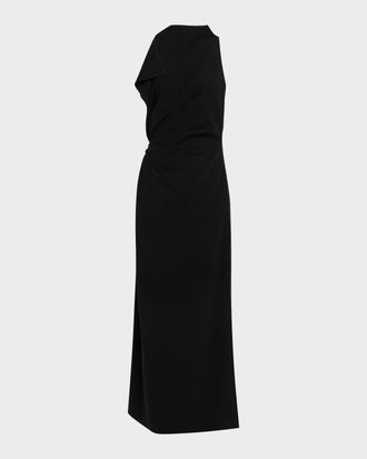 Proenza Schouler Devyn Draped Sleeveless Maxi Dress