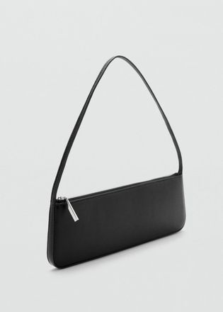 Mango Borsa spalla zip nero - Donna - Taglia unica - MANGO