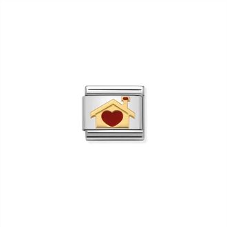 Nomination Unisex Love Composable Classic Links In Home With Heart