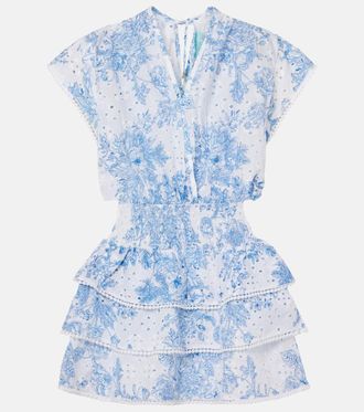 Melissa Odabash Jess broderie anglaise cotton minidress