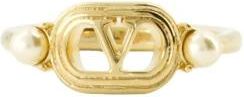 Valentino Garavani Rings, female, Yellow, 52 MM, Ovalette Ring