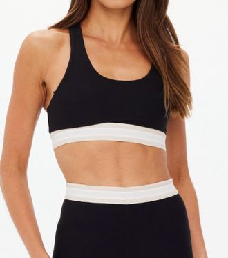 The Upside Jagger Ness Racerback Bra In Black