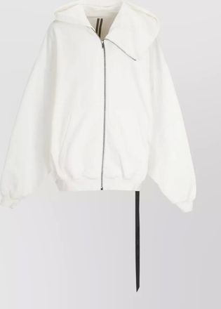 Rick Owens hooded cotton jacket long sleeves oversized