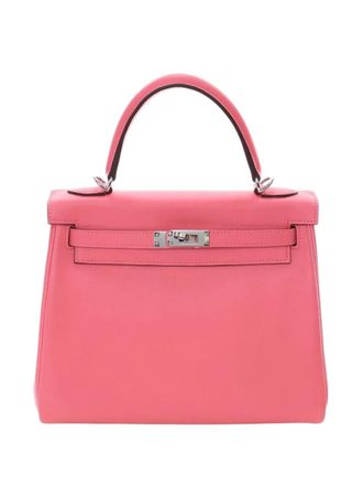 Herm&egrave;s 2021 Swift Kelly II Retourne 25 satchel - Pink