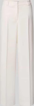 More & More More & More Stoffhose aus Viskose-Mix mit B&uuml;gelfalte in Offwhite, Gr&ouml;&szlig;e 42