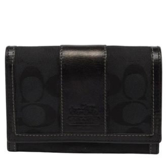 Coach Pre-owned portafogli di tela - - Pre-owned - Donna - Nero - ONE SIZE