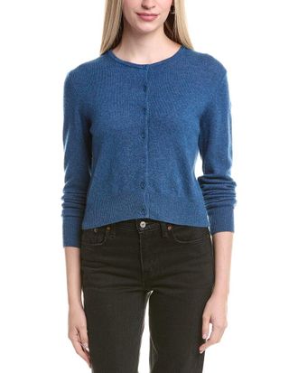 Fort&eacute; Cashmere Cropped Cashmere Sweater