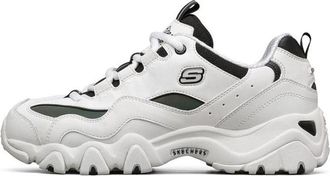 Skechers (WMNS) Skechers Dlites 2.0 Running Shoes White/Black 66666324-WHT