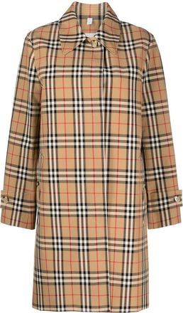 Burberry Check Motif Raincoat