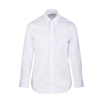 Lardini Overhemden, Heren, Wit, 2Xl, Katoen, Casual Katoenen Overhemd