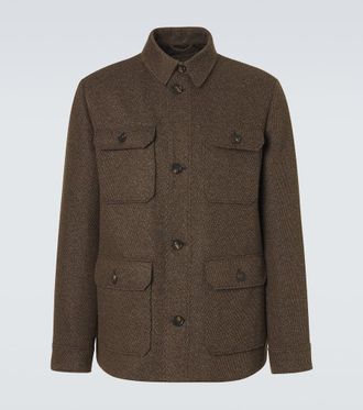 Loro Piana Andover linen and cashmere-blend jacket