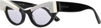 Gucci Black Cat Eye Sunglasses