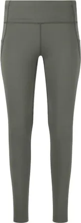 ENDURANCE Tathar Tights with Pocket Lauftights f&uuml;r Damen | grau/oliv