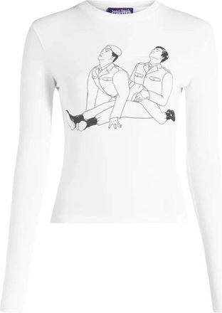 Jean Paul Gaultier Donna, Top, Bianco, XS, new