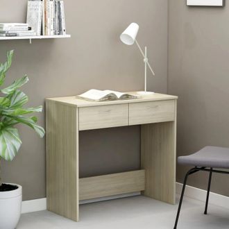 Nova Furniture Limited - Scrivania Rovere Sonoma 80x40x75 cm in Legno