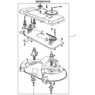 STIGA Sports Original Stiga Nj102 Negro Plataforma De Corte De Montaje Con La Recogida