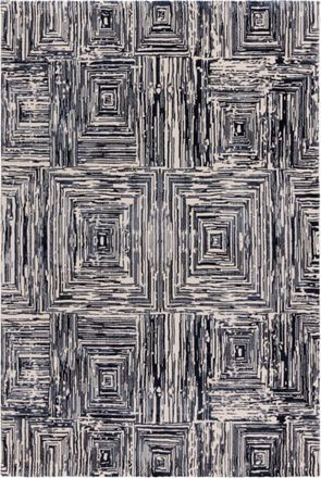 Novatrend Alfombra moderna de sal&oacute;n Azul 160x230 cm