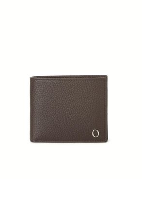 Orciani Bicolor Leather Wallet with Coin Pocket