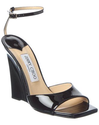 Jimmy Choo London Brien 110 Patent Wedge Sandal
