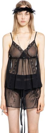 Ann Demeulemeester Zeni Neglig&eacute; Top