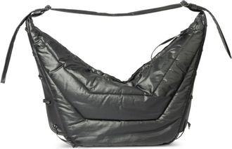 Christophe Lemaire large Soft Game bag - unisex - Cotton/Nylon/Cotton - One Size - Black