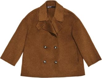 Bimba & Lola buttoned wool jacket - Brown
