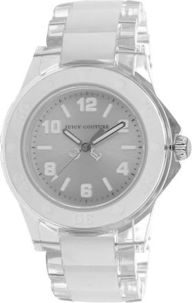Juicy Couture Womens Rich Girl Silver Dial Watch