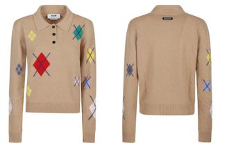 Msgm Sweaters Beige