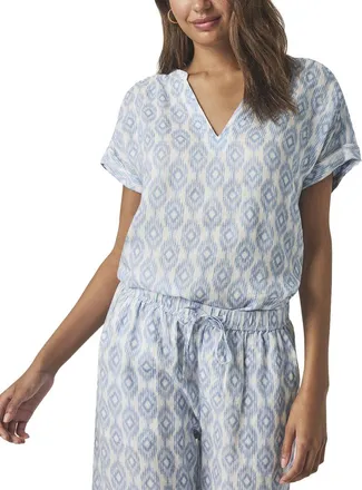 Splendid St Tropez Linen Blouse