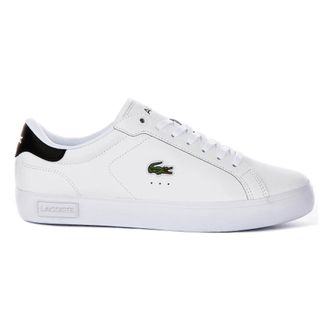 Lacoste Powercourt Lace-Up Court Trainer - male - Lacoste - Sneakers - White - 10 1/2 UK - Shoes