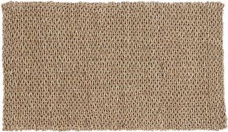 Bazar Bizar Alfombra pasillera de sisal en marr&oacute;n 120x70x2 cm